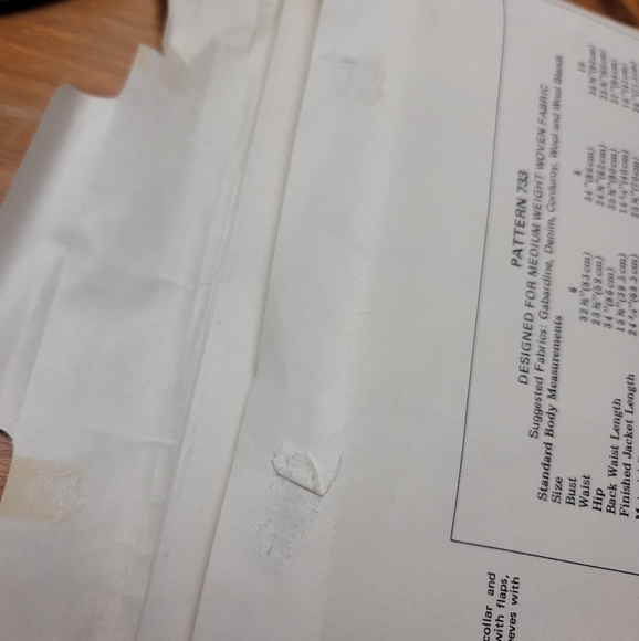 Kwik Sew 1970s Blazer Patter - Picture 6 of 7